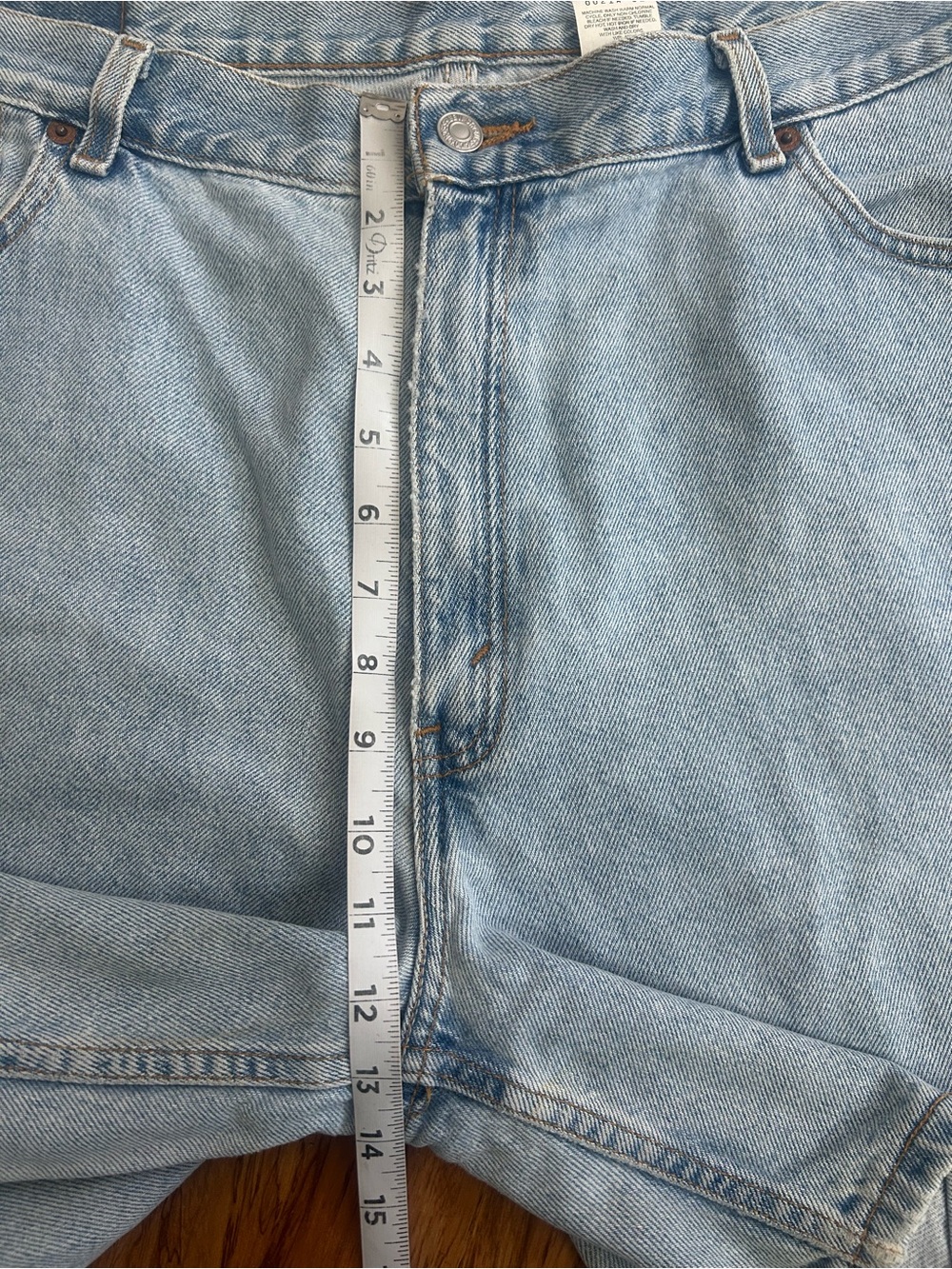 Vintage Y2K Levi’s 550 Red Tab Relaxed Fit Dad Jean Shorts Womens Size 18 - Picture 12 of 12
